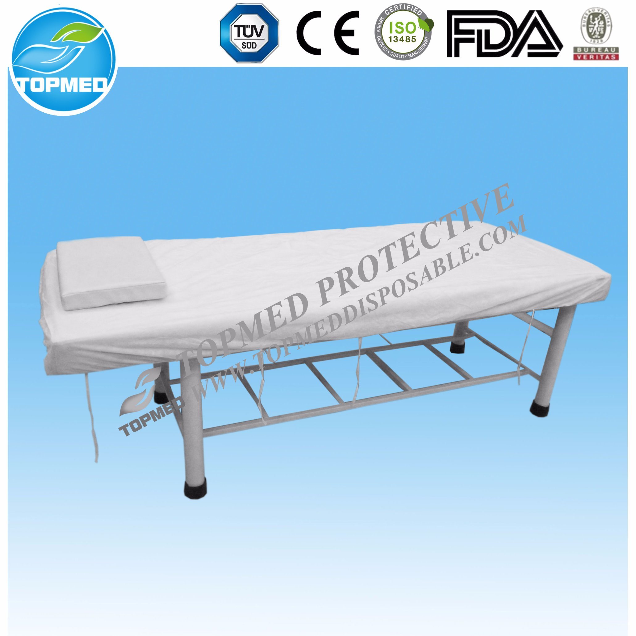 Disposable Nonwoven Bed Cover with Elastic