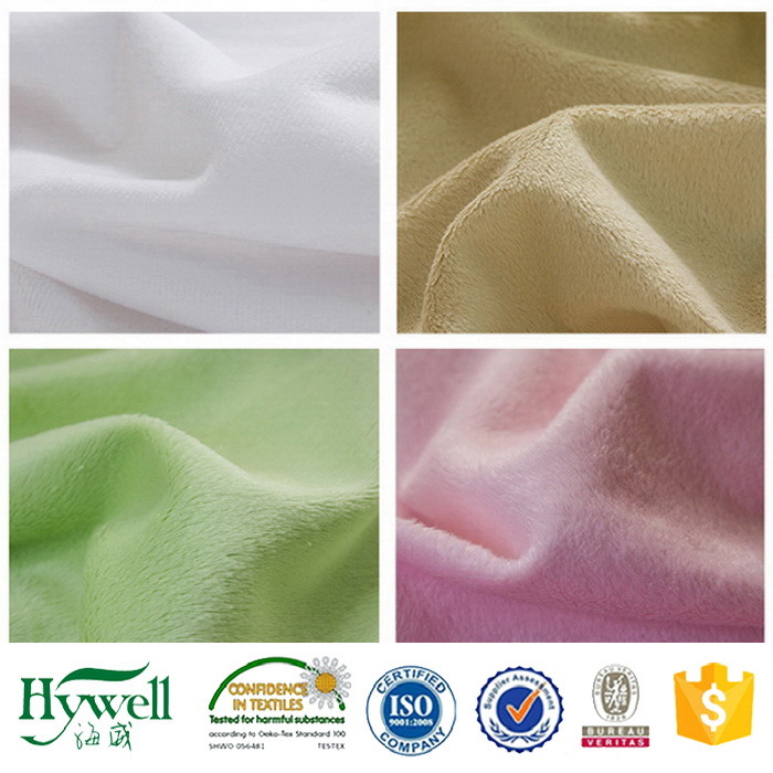 100 Polyester Knitted Micro Velboa Fabric for Toys