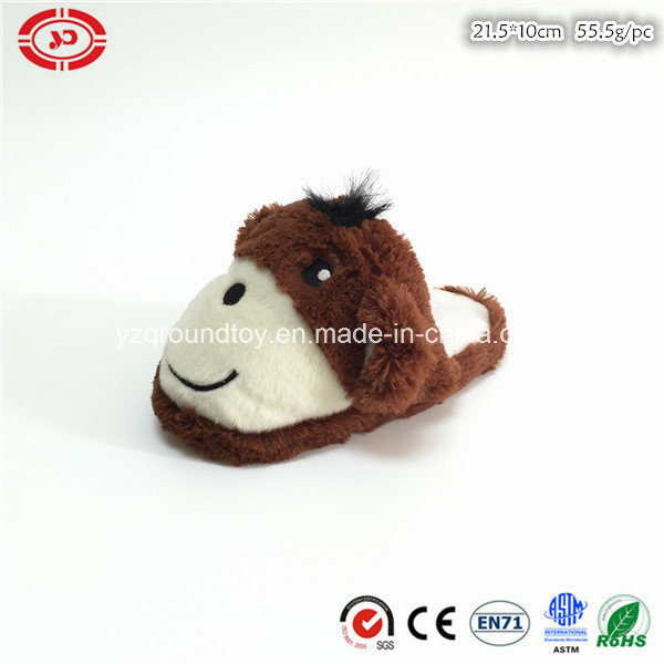 Brown Donkey Plush Soft Stuffed Cotton Slipper Shoe for Kids