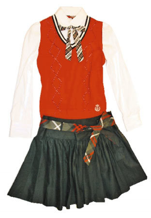 School Uniform, Primary School Uniform for Girls -Sc007