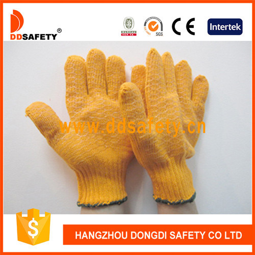 Cotton Knitted Gloves PVC Dots Dkp202