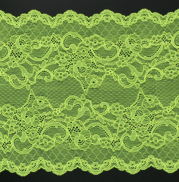 Green Swiss Voile Lace Fabric for Garment Accessories