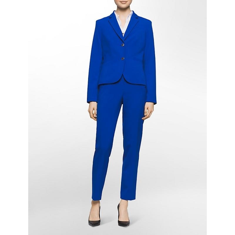 Fancy Ladies Royal Blue Formal Suits Office Suits for Women