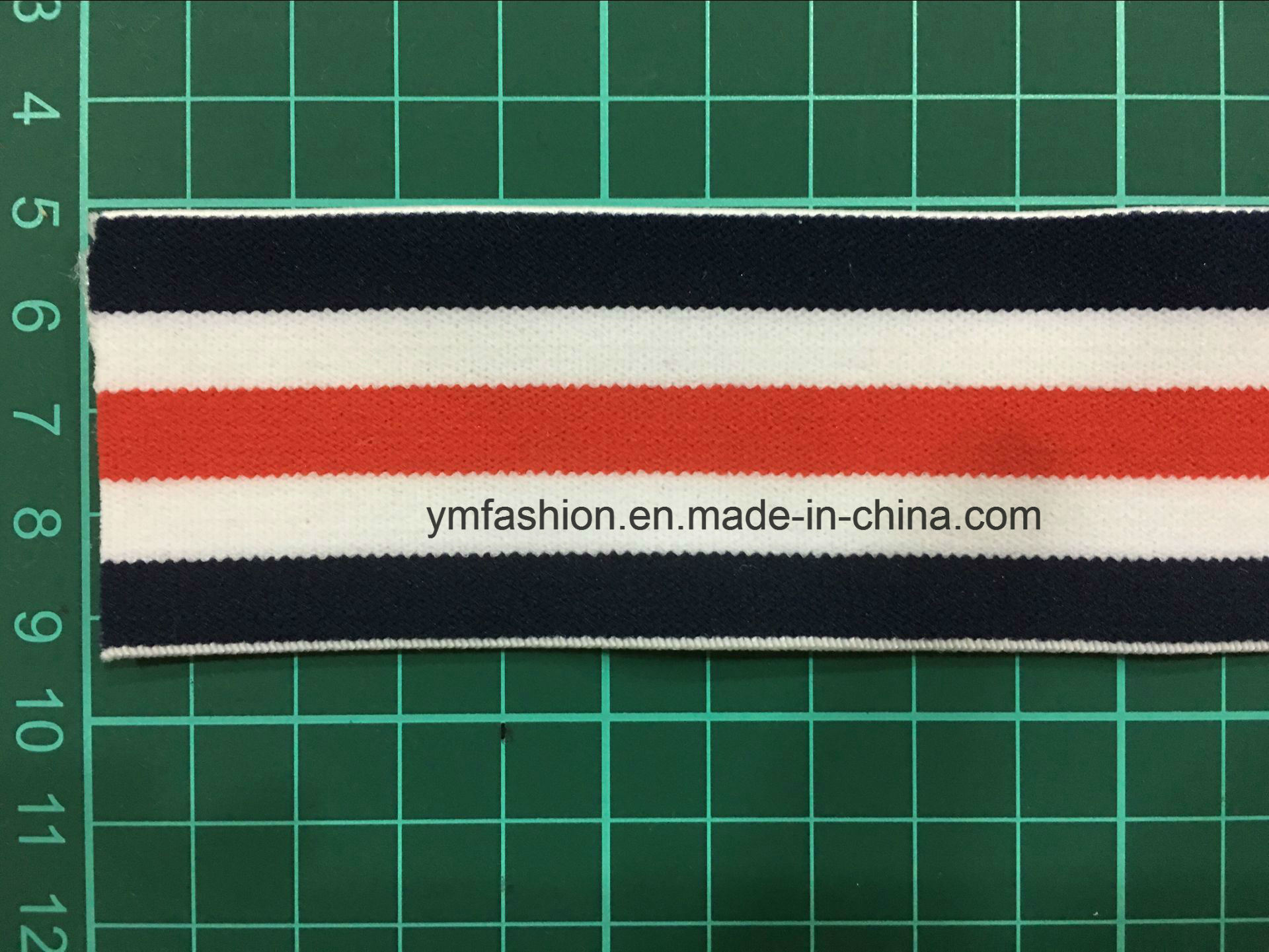 Polyester Double Color Woven Elastic Tape for Underwear Ym-111