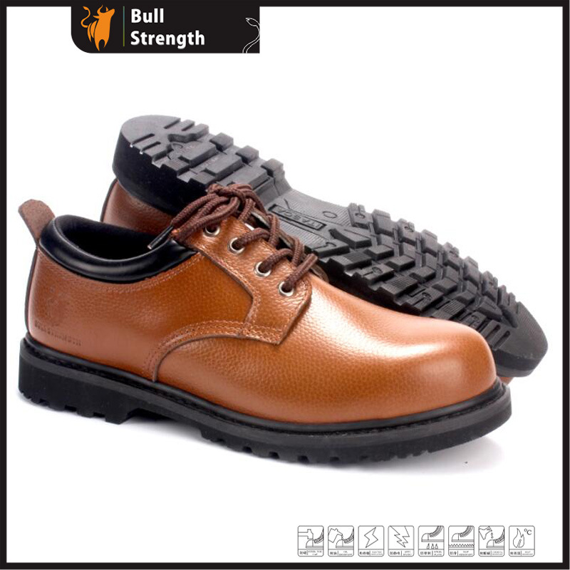 Goodyear Welted Rubber Office Working Shoe with Nubuck Leather (SN5391)