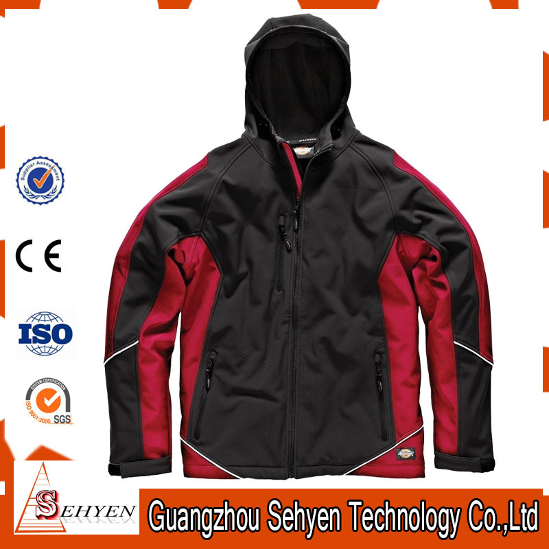 Mens Working Quilted Polyester Winter Warm Fleece Softshell Jacket