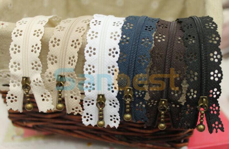 High Quality Nylon Lace Zipper with Durable Teeth & Tape