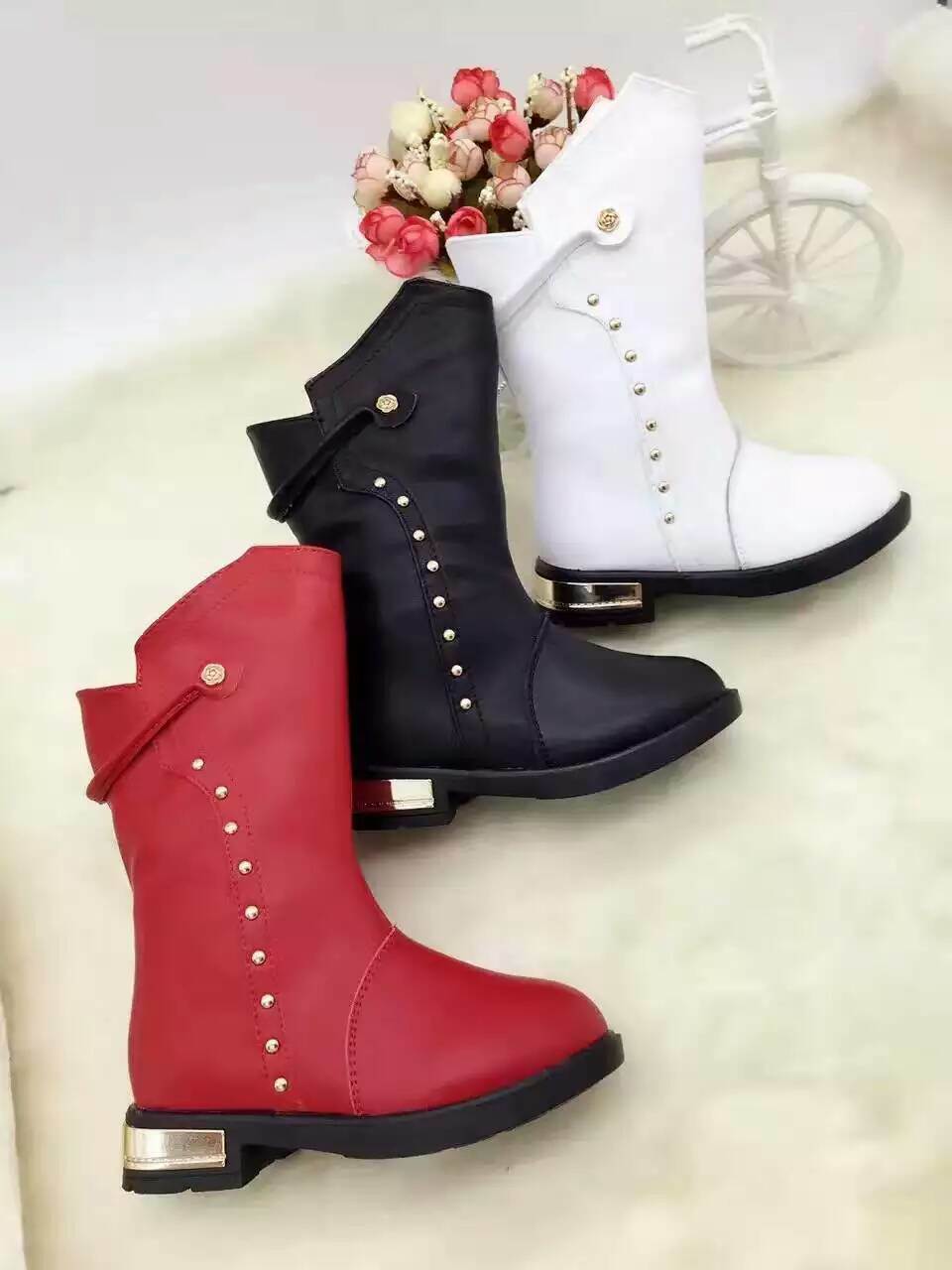 New Style Round Toe Girls' Boots (WX 2)