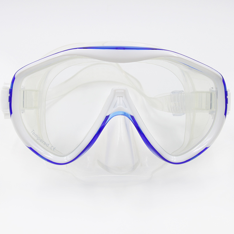 Low Volume Silicone Tempered Glass Scuba Masks (MK-102)