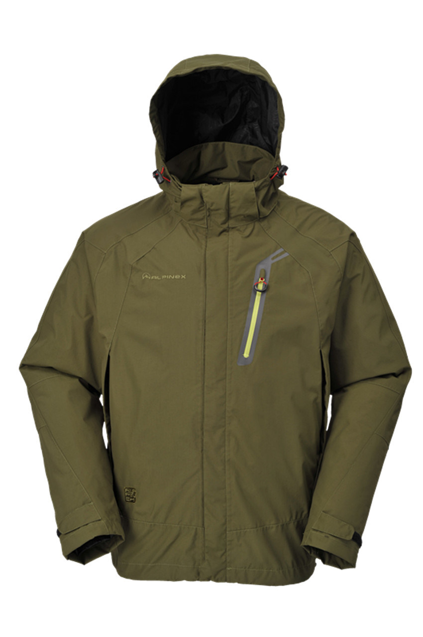 Classic 228t Nylon Taslon/PU Breathable 3 in 1 Outdoor Jacket