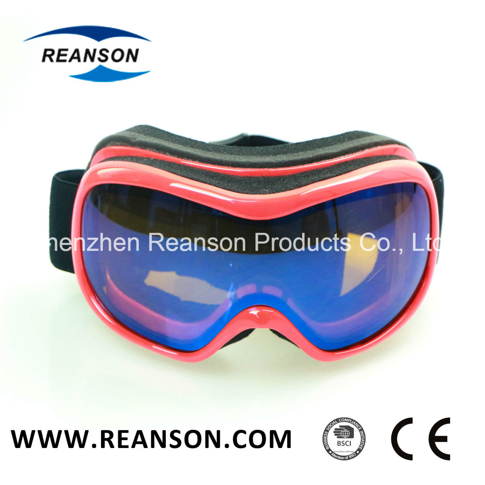 Mirrored Lens Comfortable Fit Snow Goggles