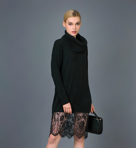 Lady's Fashion Knitted Dress 16brpv060