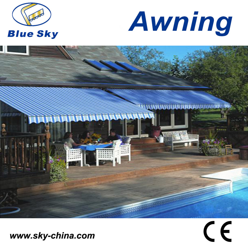 100% Anti-UV High Quality Metal Frame Retractabel Awning for Window B2100