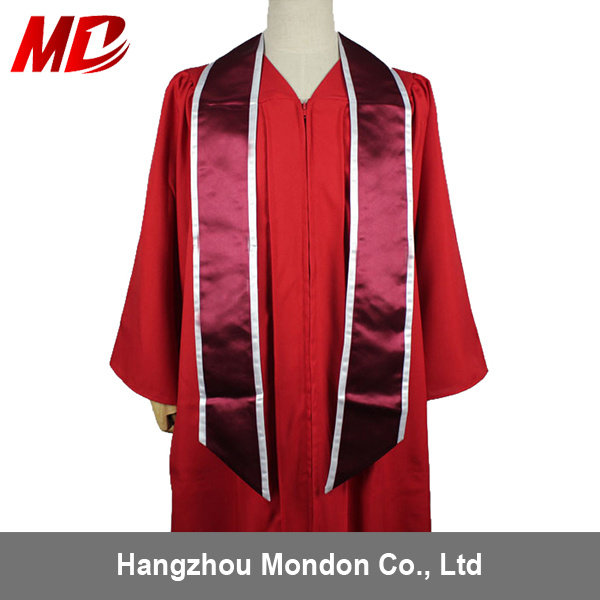 Wholesale Embroidery or Printing Satin Graduation Stoles