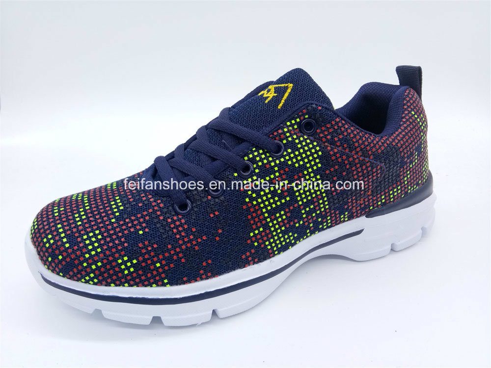 Newest Children Athletic Sport Shoes Running Shoes Sneaker Casual Shoes (FF171218-6)