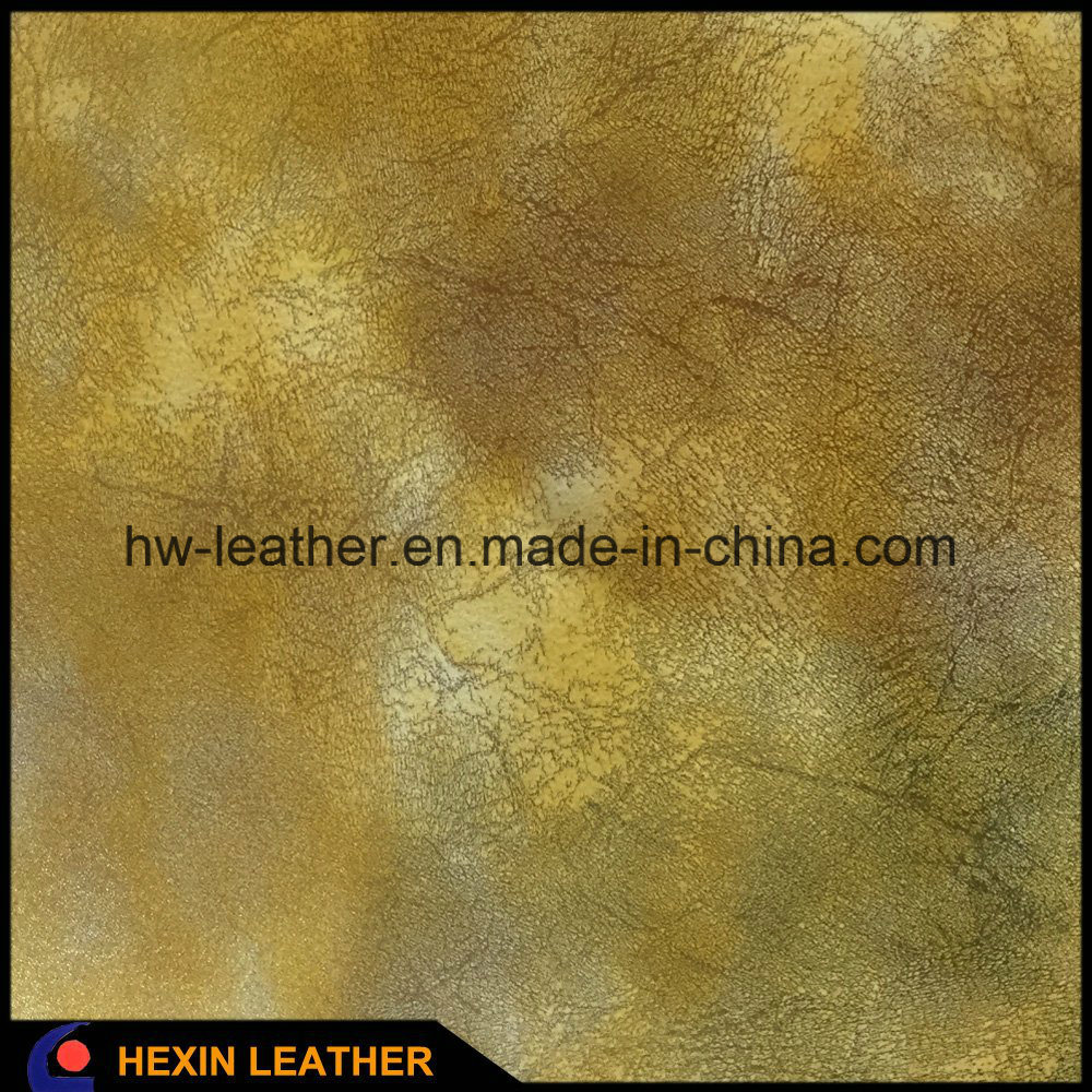 Shoes Leather Fabric Synthetic PU Leather for Shoes Hw-S1701