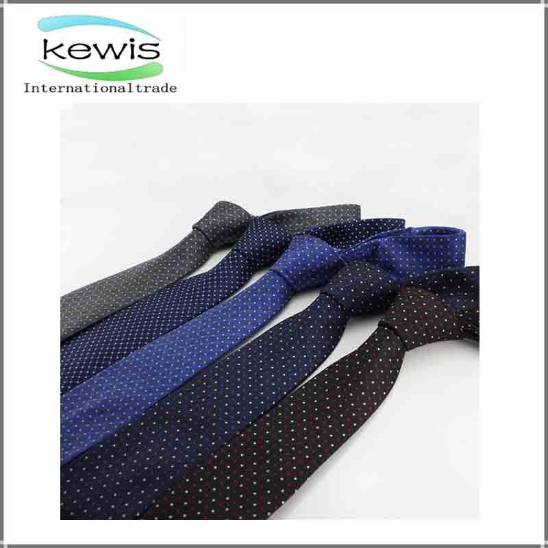 145cm Long Blue Grey Color Micro Fibre Necktie