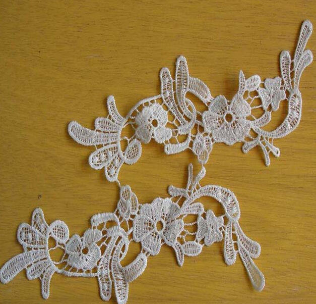 Beaded Embroidery Bridal Cotton Lace Stocks