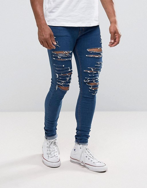 Custom Men's Fashion Cotton Jeans with Stretch
