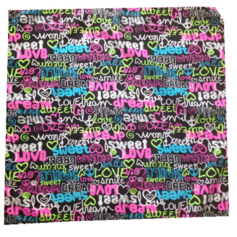 OEM Produce Colorful Customized Design Printing Cotton Big Handkerchief Kerchief