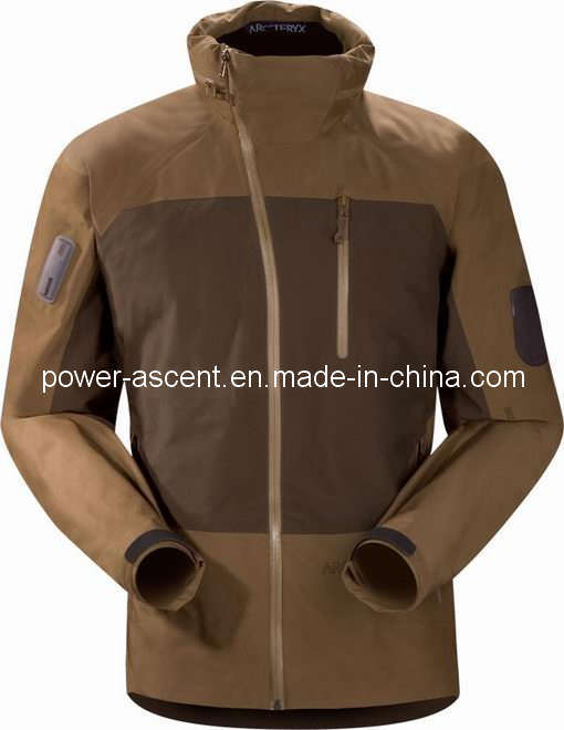 Men's Outdoor Fashion Brown Wind-Proof Softshell Jackets (pH-J05)