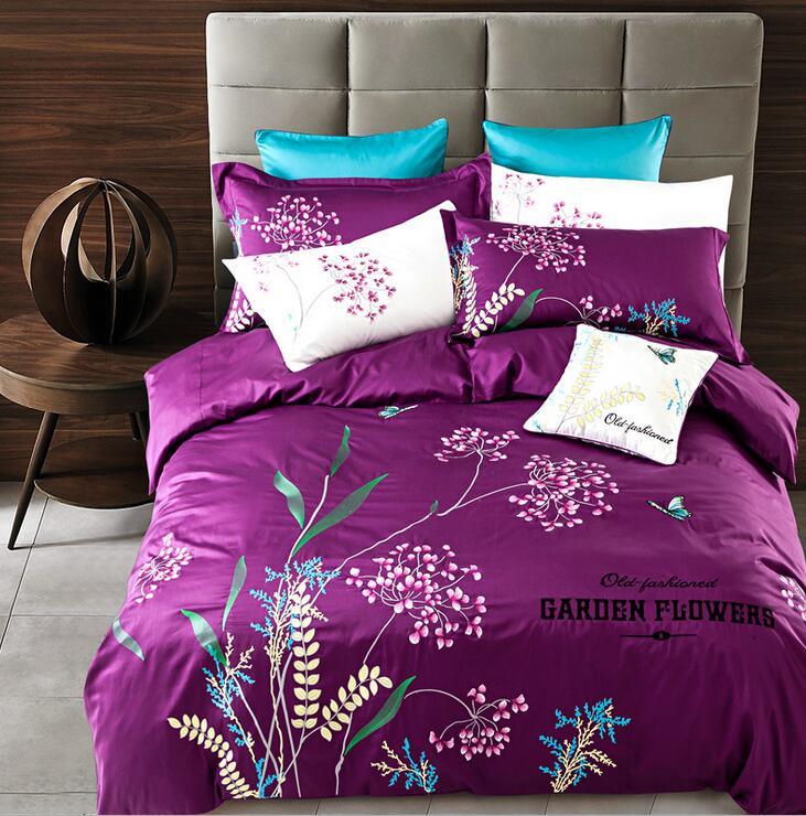 Luxury Quality Cotton Embroidery Bed Sheets