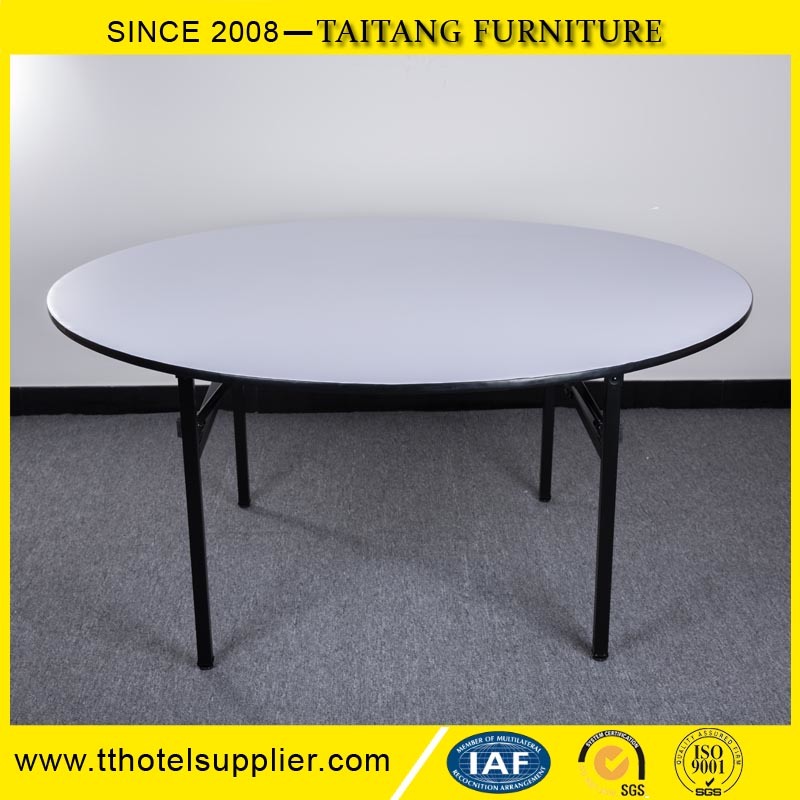 Folding Round Table Outdoor Adjustable Table Durable PVC Can Use Table Cloth