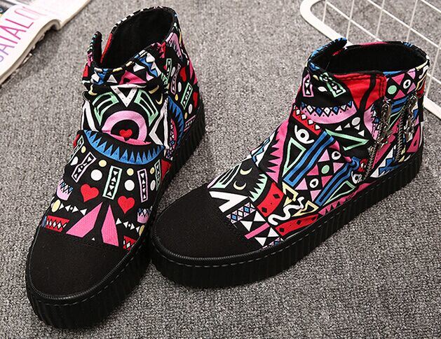Fashion Casual Lady Canvas Shoes (W04-1)