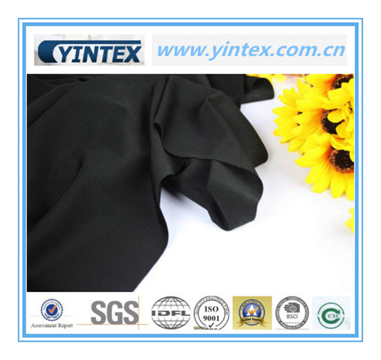Black Polyester Fabric, Knitted Fabric, Bathing Suit, Skirt Fabric