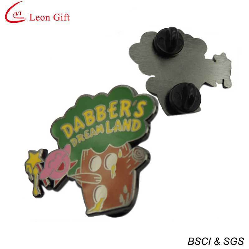 Hard Enamel Metal Lapel Pin with Rubber Clutch (LM1723)