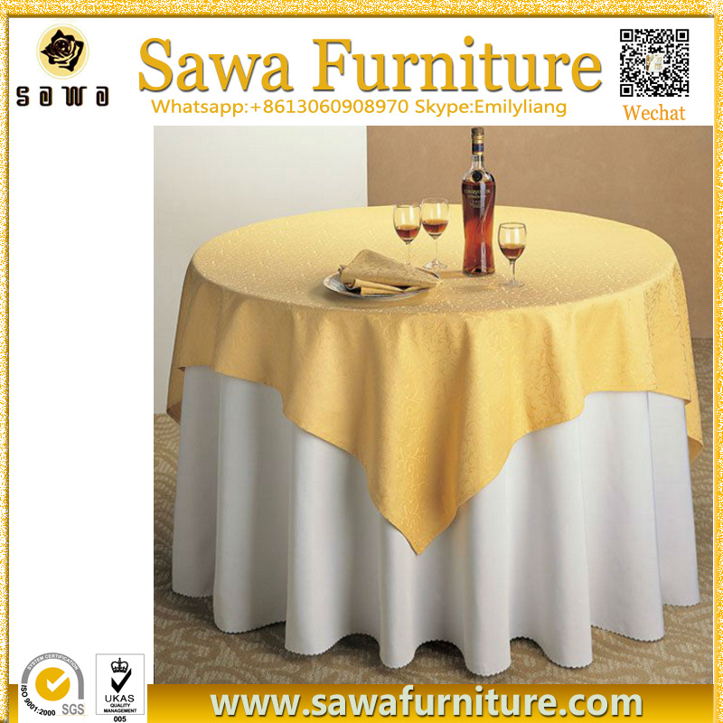 Hotel Polyester Table Cloth for Wedding Hotel