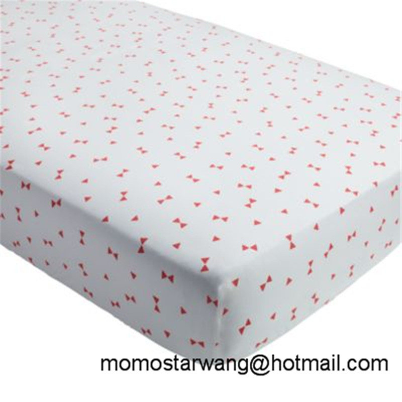Full Printed Baby Crib Sheet Bed Sheet Made of Jersey Cotton