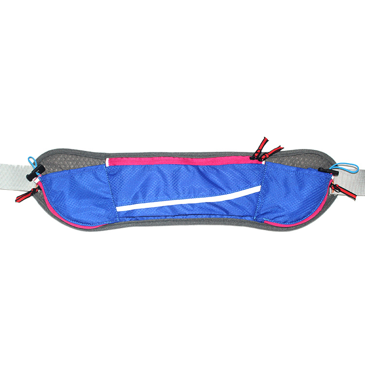 Lightweight Nylon Running Belt Waist Bag with Bottle Holder