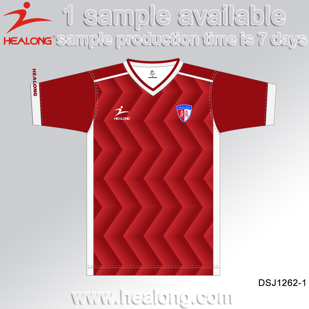 Sublimation Uniform Soccer Jersey Custom Shirt Sport Wear