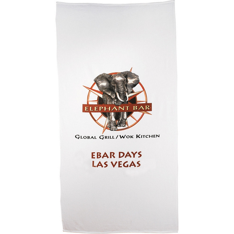 Custom Logo Promotional Gift Simple Sports Towel in Nylon Pouch