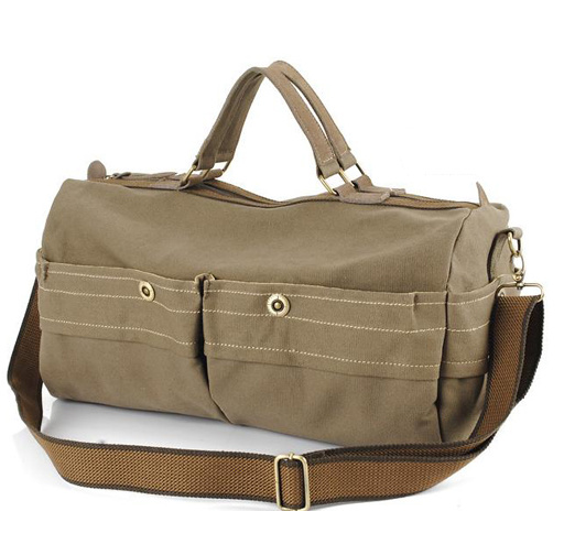 Leisure Canvas Sport Handbag and Traveling Shoulder Duffle Bag (RS-RT0048)