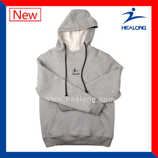 Healong China Wholesale Sportswear Gear Fashion Design with Embroidery Logo Teens Hoodies