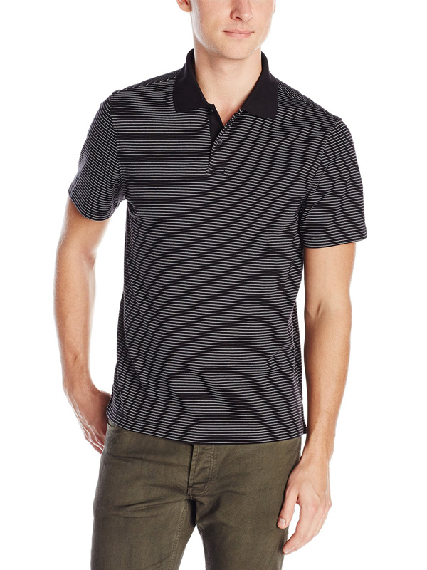 OEM Wholesale Fashion Custom Men's Striped Polo Shirt