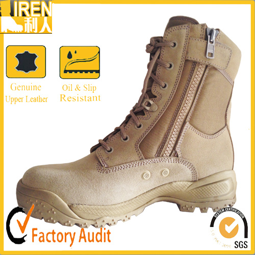 Good Quality Side Zipper Military Desert Boots