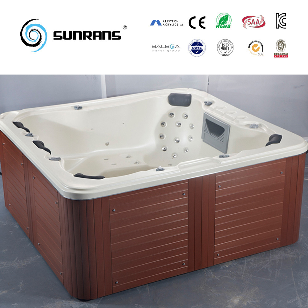 PVC Skirt Ce Approved Outdoor Massage Hot Tub Waterproof TV for SPA
