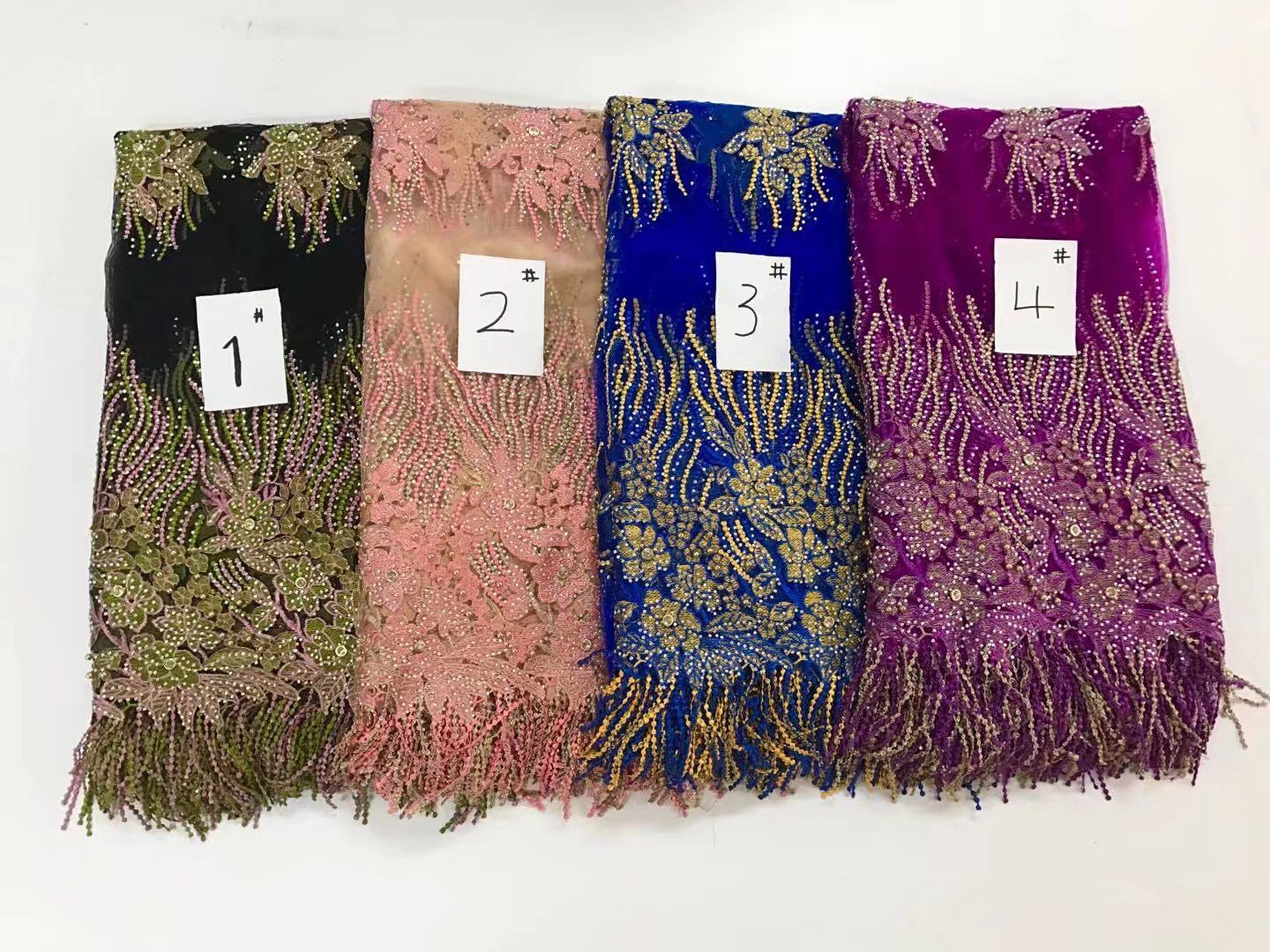 2018 Fashion Lace Fabric, High Quality 100% Polyester
