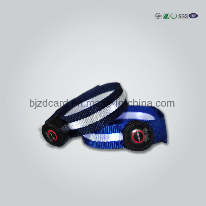 Gifts Plastic LED Lights RFID LED Remote Controlled Wristband