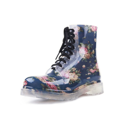 China Factory European Style Clear Rain Boots