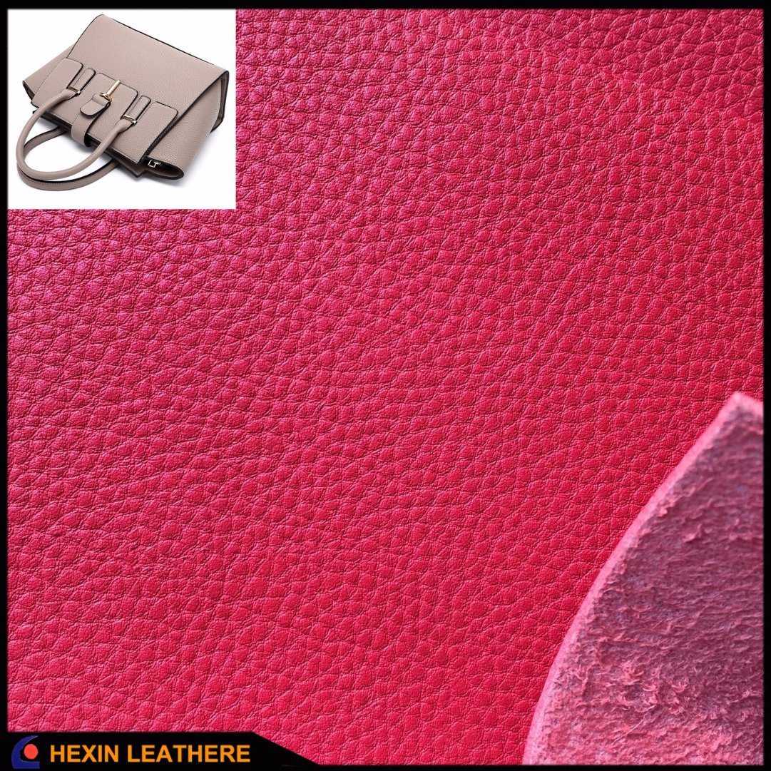 Genuine Leather Like Microfiber for Handbags Duffels Hx-M1715