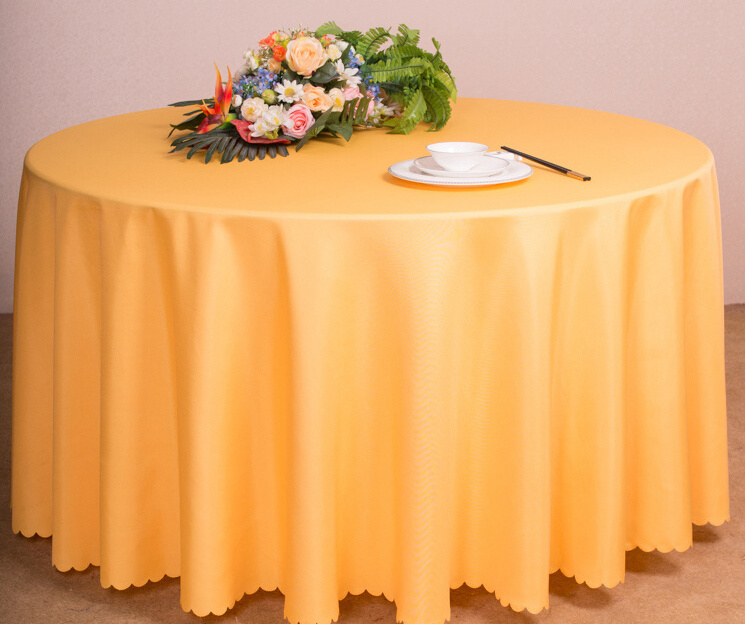 Restaurant or Hotel Used Table Linen Polyester Table Cloth