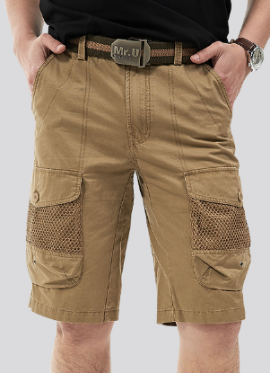 Top-Quality Men Fashion Leisure Cotton Twill Canvas Cargo Beach Short Pants