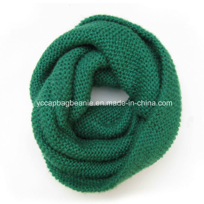 Lady Fashion Acrylic Knitted Infinity Scarf