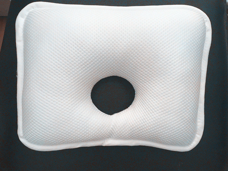 New Design 3D Polyester Mesh Pillow Hollow Baby Head Shaping Pillow