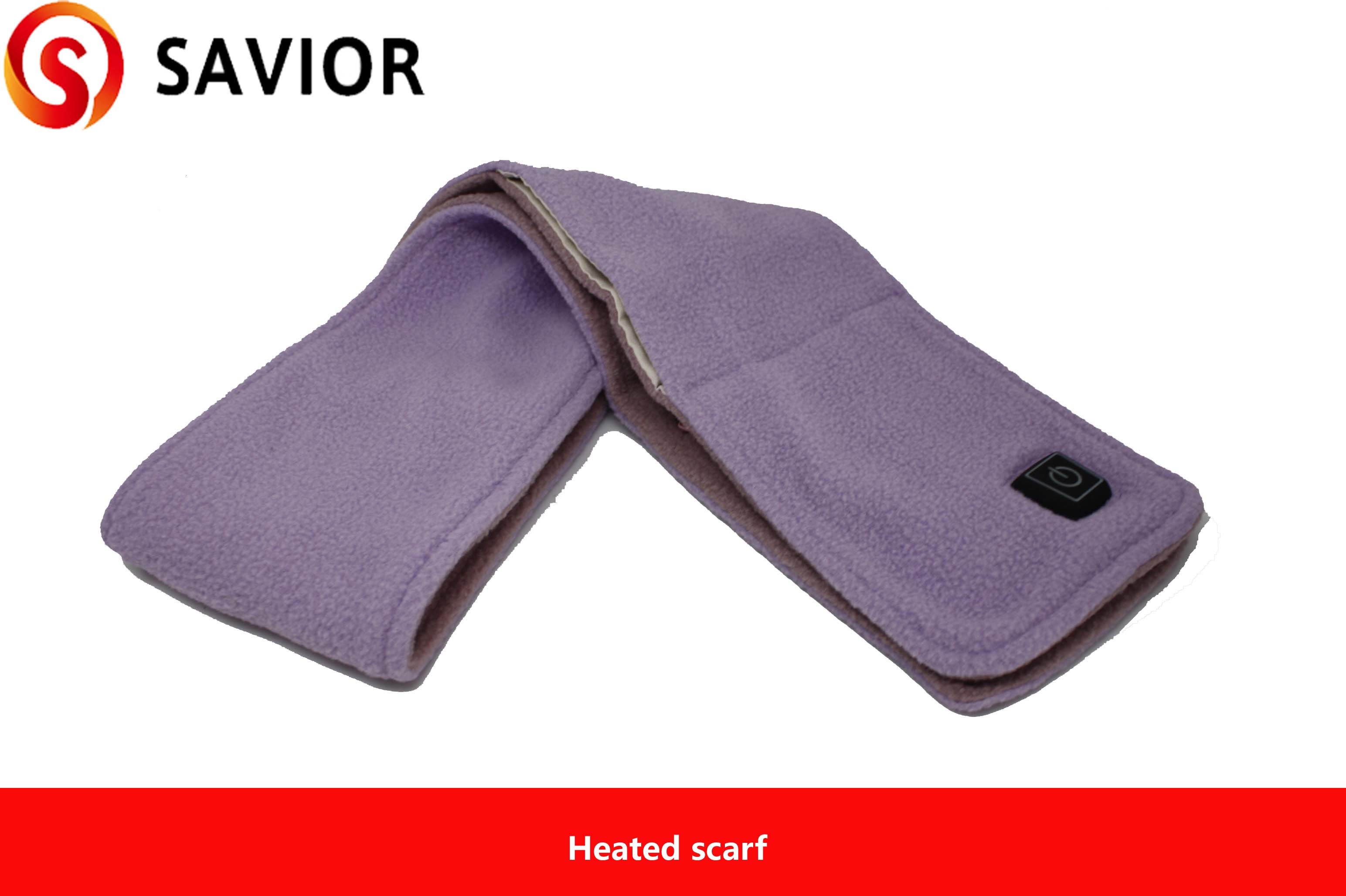 Rechargeable Soft Foldable Cotton Warm Heated Scarf for Winter
