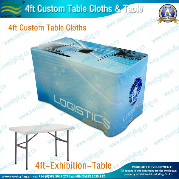 4ft Custom Table Cloths & Portable Table (NF18F05017)